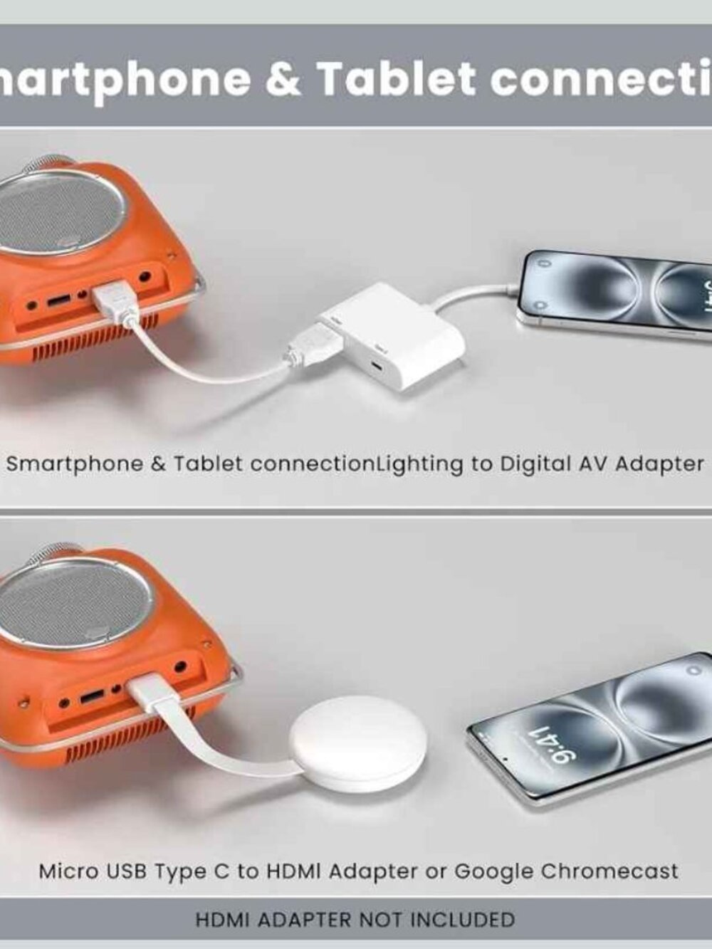Portable Mini Projector - Picture 3 of 6